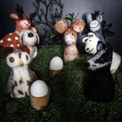 Tovad äggvärmare, djur.