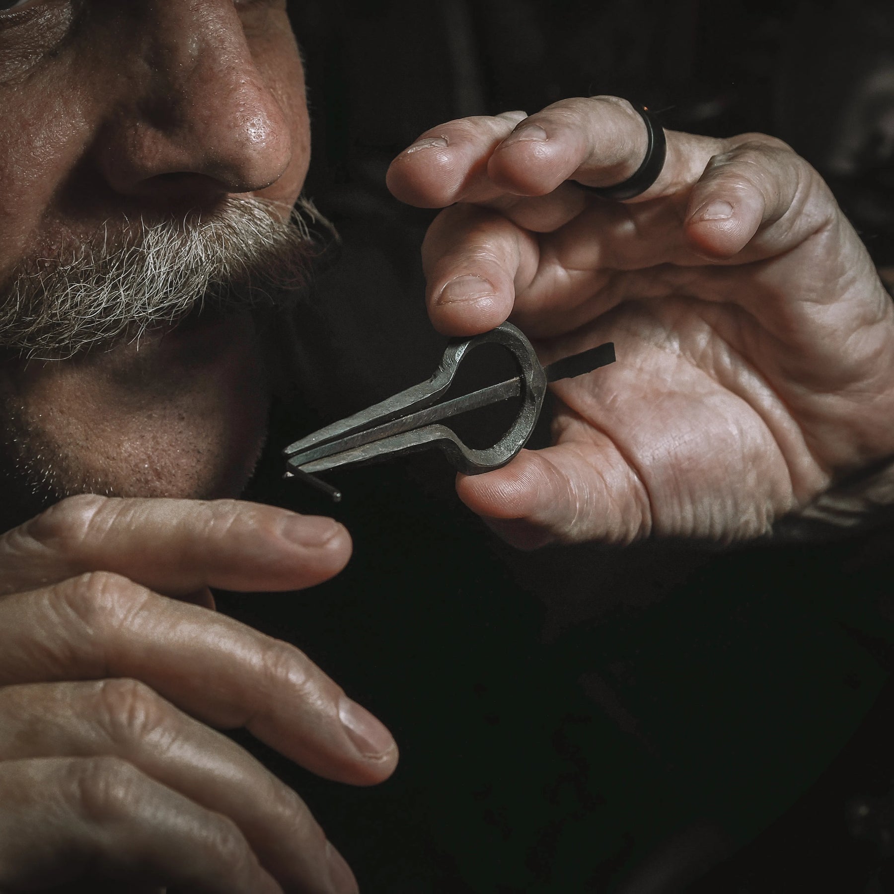 Mouth harp hand forged