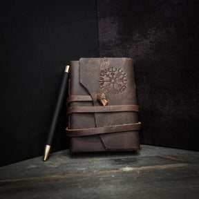 Vegvisir Anteckningsbok, 3 storlekar., produktbild visar designen och materialet.
