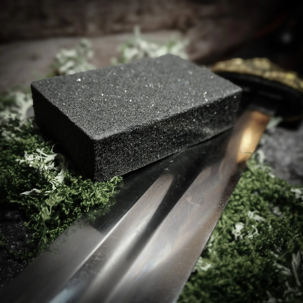 Putsblock för rostborttagning, produktbild visar designen och materialet.
