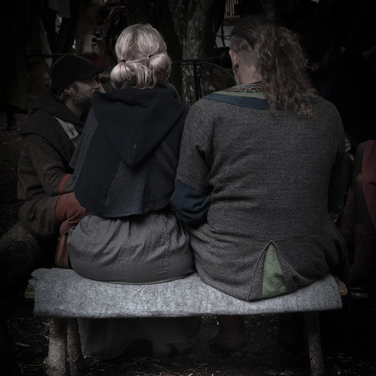 Tovad ullpläd, liggunderlag 2x1 meter.