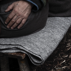 Tovad ullpläd, liggunderlag 2x1 meter.