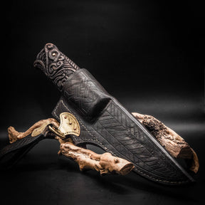 Knife with Wolf Head