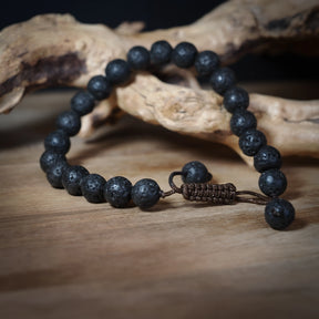 Armband af lavasten