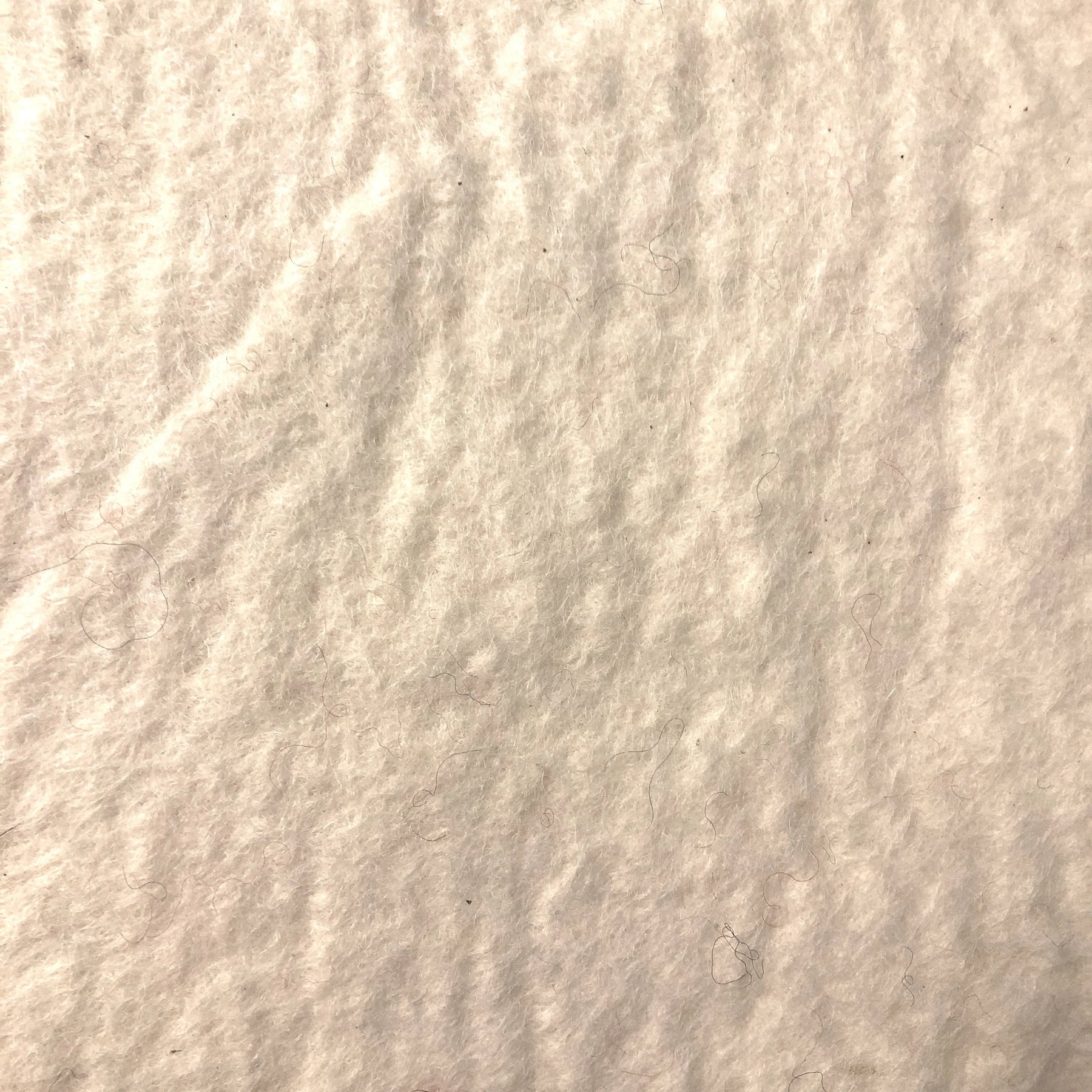 Tovad ullpläd, liggunderlag 2x1 meter.