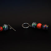 Smyckeslås med dekor, silver.