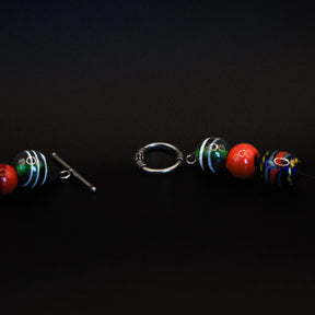 Smyckeslås med dekor, silver.