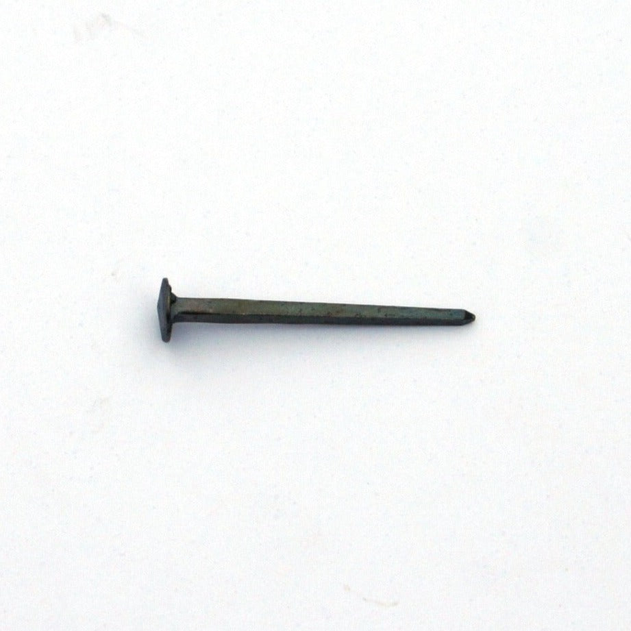 Stor rustik järnspik 50mm med åldrad patina.
