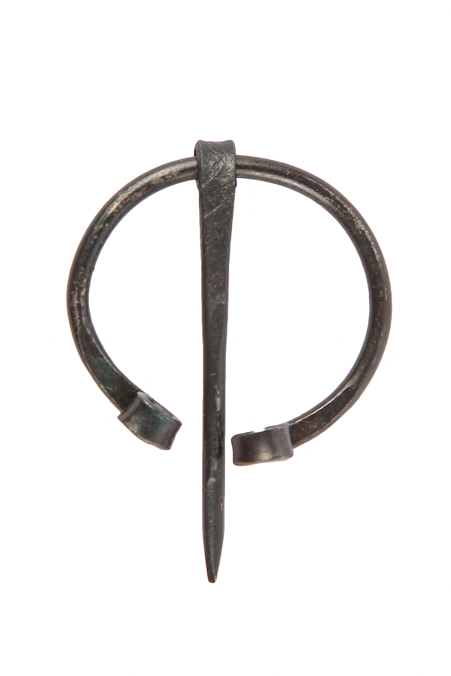 Ringnål i stål, liten, järn.