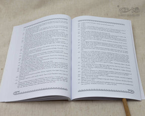 Dense academic text pages with numbered citations and references related to Viking and Slavic ornamental design history and archaeological sources