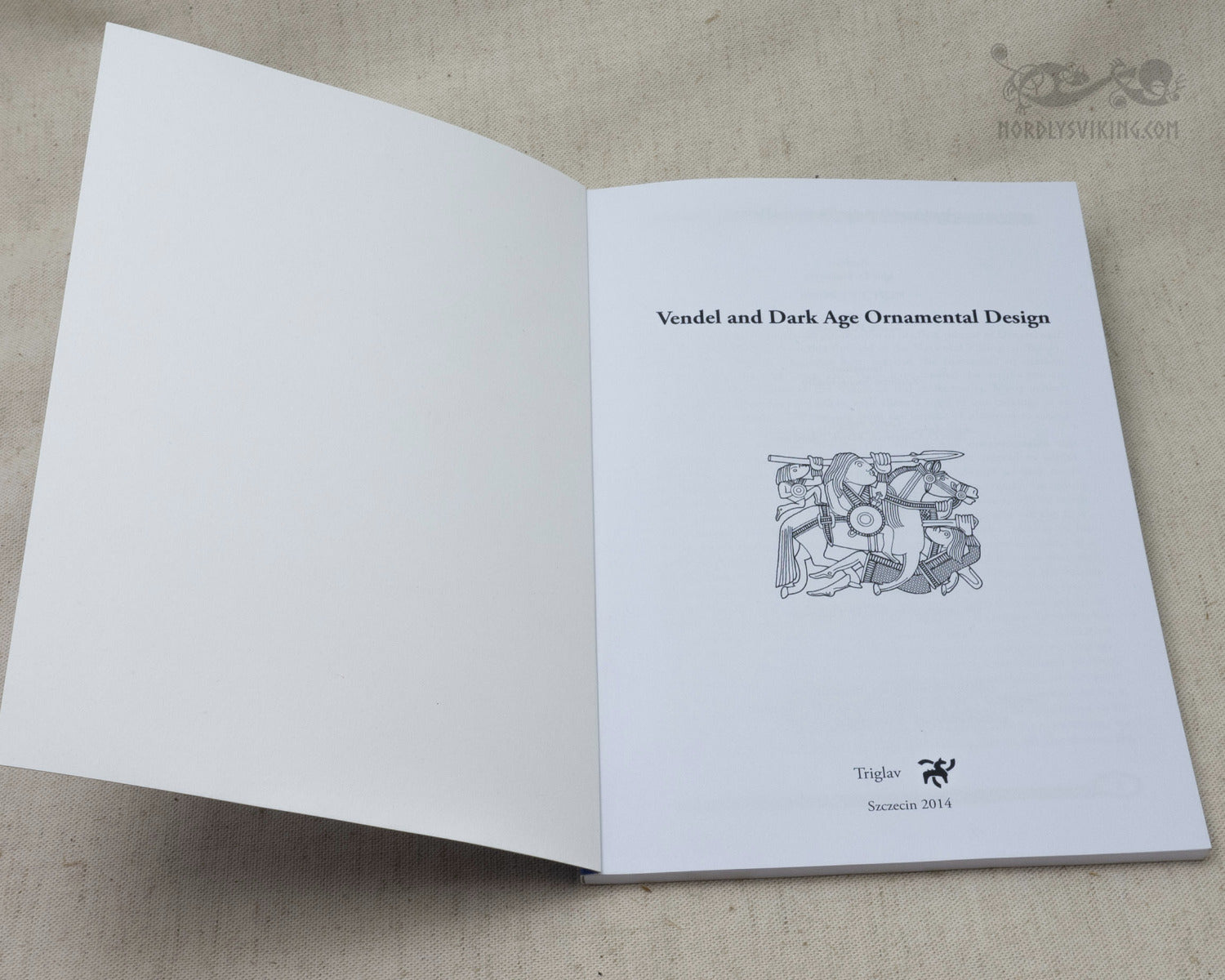 Sida ur bok om Vendel och Dark Age ornamental design.