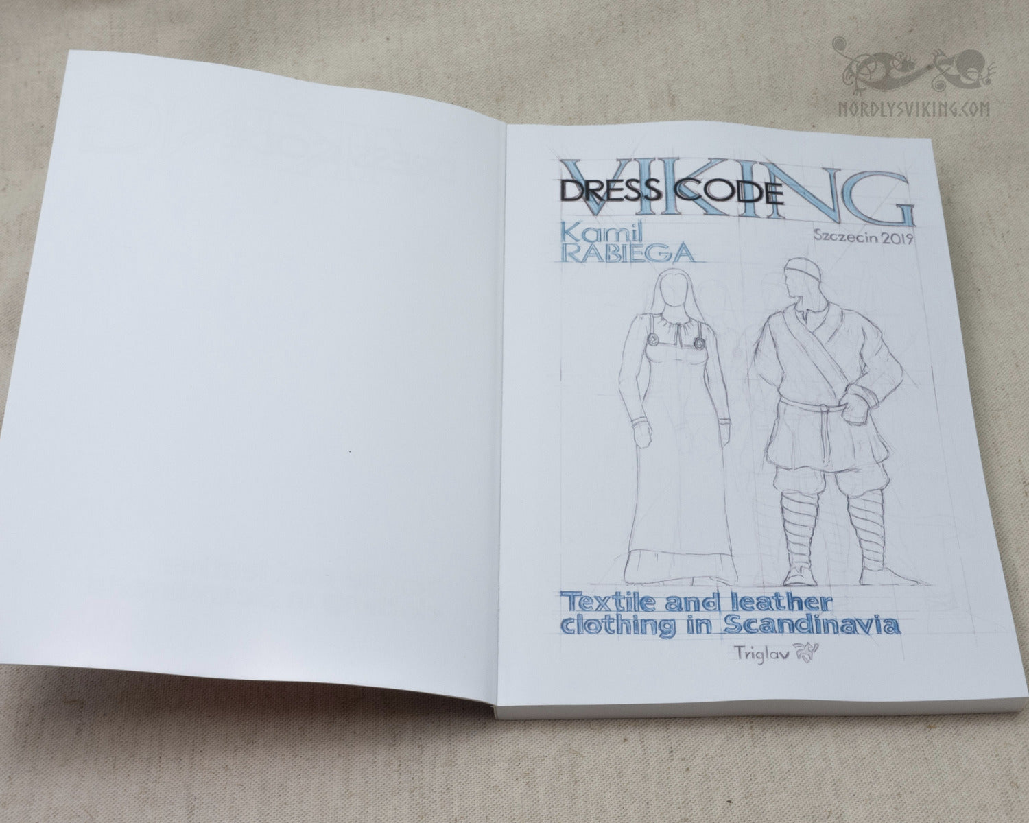 Vikingsk brosch med intrikat flätade djurmotiv och järnutformning.